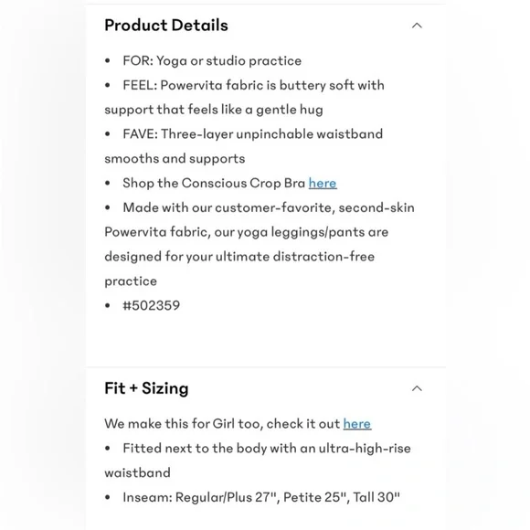 Athleta Ultra High Rise Elation Tights Leggings Black Medium - Picture 6 of 12